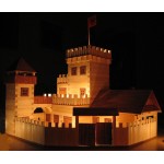 Castel Walachia - set constructie din lemn 